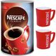 Nescafe Classic Kahve Teneke 1000 gr + 2'li Kupa Bardak - 1 kg