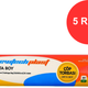 Newtechplast Orta Boy Siyah 55x60 cm 80 gr 5 Rulo Çöp Torbası