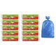 Ögem J-250 Jumbo Boy Mavi 80x110 cm 10'lu 10 Rulo Çöp Torbası
