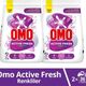 OMO 2x5.5 kg Active Fresh Renkliler İçin Toz Çamaşır Deterjanı