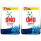 Omo Active Fresh Beyazlar ve Renkliler 2x7.5 kg Toz Çamaşır Deterjanı