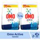 Omo Active Fresh Renkliler İçin 2x7.5 kg Toz Çamaşır Deterjanı