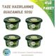 Only Fresh 4x800 ml Avokado Guacamole Sosu