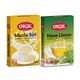 Orçel 200 gr Nane Limon + 200 gr Muzlu Süt Aromalı İçecek Tozu