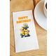 Pekshop Sunum Peçetesi Minion Happy Birthday Kağıt Peçete