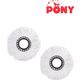 Pony 2 Adet Otomatik Temizlik Setlerine Uyumlu Mop Paspas