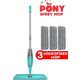 Pony Yeşil Sprey Mop 3 Mikrofiber Mop Set