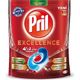 Pril Excellence 4'ü 1 Arada 60'lı Bulaşık Tableti