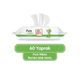 Pure Wipes 60x3 180 Yaprak Organik Bambu Islak Havlu Mendil
