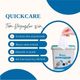 Quickcare 400'lü Hijyenik Beyaz Sabun Kokulu Islak Kova Mendil