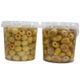 Sadıcım 650 gr Biberli + Izgara 600 gr Pet Kavanoz Yeşil Zeytin
