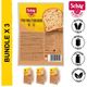 Schar 3x250 gr Pan Multigrano Glutensiz Keten Tohumu, Darı ve Ayçekirdekli Ekmek