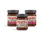 Segella 3x350 gr Çilekli Frambuazlı Doğal Meyve Parçacıklı ve Fındık Parçacıklı Kakaolu Fındık Kreması