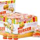 Şekeyci 60 Adet 0,32 gr Mini Burger Gummy Candy