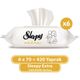 Sleepy 6x70'li Extra Islak Bebek Havlusu