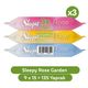 Sleepy 9x15 135 Yaprak Rose Garden Seyahat Cep Mendili