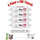 Sleepy Easy 4x100 Yaprak Clean Kiraz Çiçeği Yüzey Temizlik Havlusu