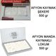 Sucuk Lokum Afyon 500 gr Kaymak Şekeri + 500 gr Manda Kaymaklı Lokum