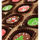 Tatlistan 'Lı Çikolata Yılbaşı Desenli Nugat Krema Dolgulu 1