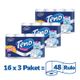 Teno Avantaj Paket 3x16 Rulo Çift Katlı Tuvalet Kağıdı