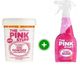 The Pink Stuff Mucizevi Oxi Leke Çıkarıcı Sprey 500 ml + Mucizevi Beyazlar 1 kg Oxi Toz Leke Çıkarıcı