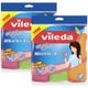 Vileda 2 Adet 3'lü Mikrofiber Colors Temizlik Bezi