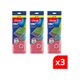 Vileda 3x3'lü Power Inox Colors Çelik Bulaşık Sünger