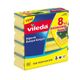 Vileda 8'li 12'li Paket Yeşil Oluklu Hijyenik Bulaşık Süngeri