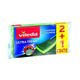 Vileda Ultra Fresh 2+1 Adet Düz Bulaşık Süngeri