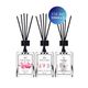 Vivaldi Home 3x100 ml Lotus Bebek Pudrası Beyaz Çiçekler Çubuklu Oda Kokusu