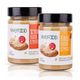 Wefood 300 gr Şekersiz %100 Yerfıstığı Ezmesi + 300 gr Ballı Fıstık Ezmesi