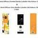 Woe 100 ml Portakal ve Sirius 2 Adet Reed Diffuser Bambu Çubuklu Oda Kokusu