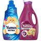 Yumoş 1440 ml Extra Lilyum Konsantre Çamaşır Yumuşatıcı + 2520 ml Hassas Giysiler İçin Deterjan