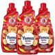 Yumoş 60 Yıkama 3x1.44 lt Renk Koruma & Amber Kokulu Renkliler için Sıvı Deterjan
