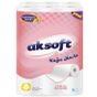 Aksoft 12'li Beyaz Kağıt Havlu