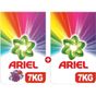 Ariel 7 kg Mor Çiçekler Toz Çamaşır Deterjanı + 7 kg Parlak Renkler Çamaşır Deterjanı