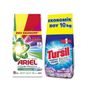 Ariel 9 kg Renklilere Özel + Tursil 10 kg Matik Çamaşır Deterjanı