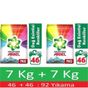 Ariel Aqua Pudra Renkliler 2x7 kg Toz Çamaşır Deterjanı