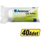 Avansas Mini Boy 40 cm x 50 cm Şeffaf 40 Rulo Çöp Torbası