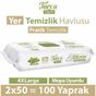Baby Turco 100'li Yeşil Sabun Temizliği Yüzey Temizlik Havlusu