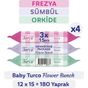Baby Turco 12x15'lı Flower Bunch Cep Mendili