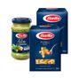 Barilla Fusulli Burgu Makarna 500 gr 2'li + Pesto Fesleğen Makarna Sos 190 GR