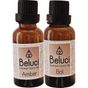 Beluci 2x30 ml Amber + Bal Uçucu Aromaterapi Buhurdanlık Yağı Oda Kokusu