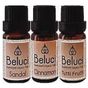 Beluci 3x10 ml Pudra + Sandal Ağacı + Tarçın Uçucu Aromaterapi Buhurdanlık Yağı Oda Kokusu