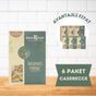 Biorootzo 6x200 gr Glütensiz Vegan Bronz Kalıp Artizan Basmati Pirinç Caserecce Makarna
