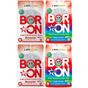 Boron Matik Karma Set Doğal Mineralli 4x4 kg Beyazlar + Renkliler Toz Çamaşır Deterjanı