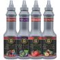 By Tüfekçi Avantajlı 4x1000 ml Black&red Fruits Meyve Püreleri