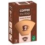 Coffee Filters 1/2 2 Numara Brown 80 Adet Filtre Kahve Kağıdı