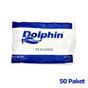 Dolphin Büyük Boy 100 Adetlik 50 Paket PE İş Temizlik Tek Kullanımlık Şeffaf Poşet Market Eldiven