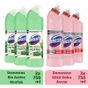Domestos Beyaz Sabun Ferahlığı Çamaşır Suyu 3x750 ml + Domestos 3x750 ml Mutfak Bio Active Çamaşır Suyu